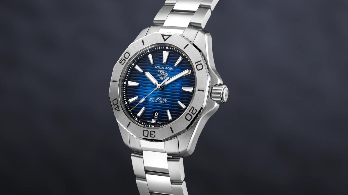 TAG HEUER AQUARACER PROFESSIONAL 200 DATE BLU – Gioielleria Natoli