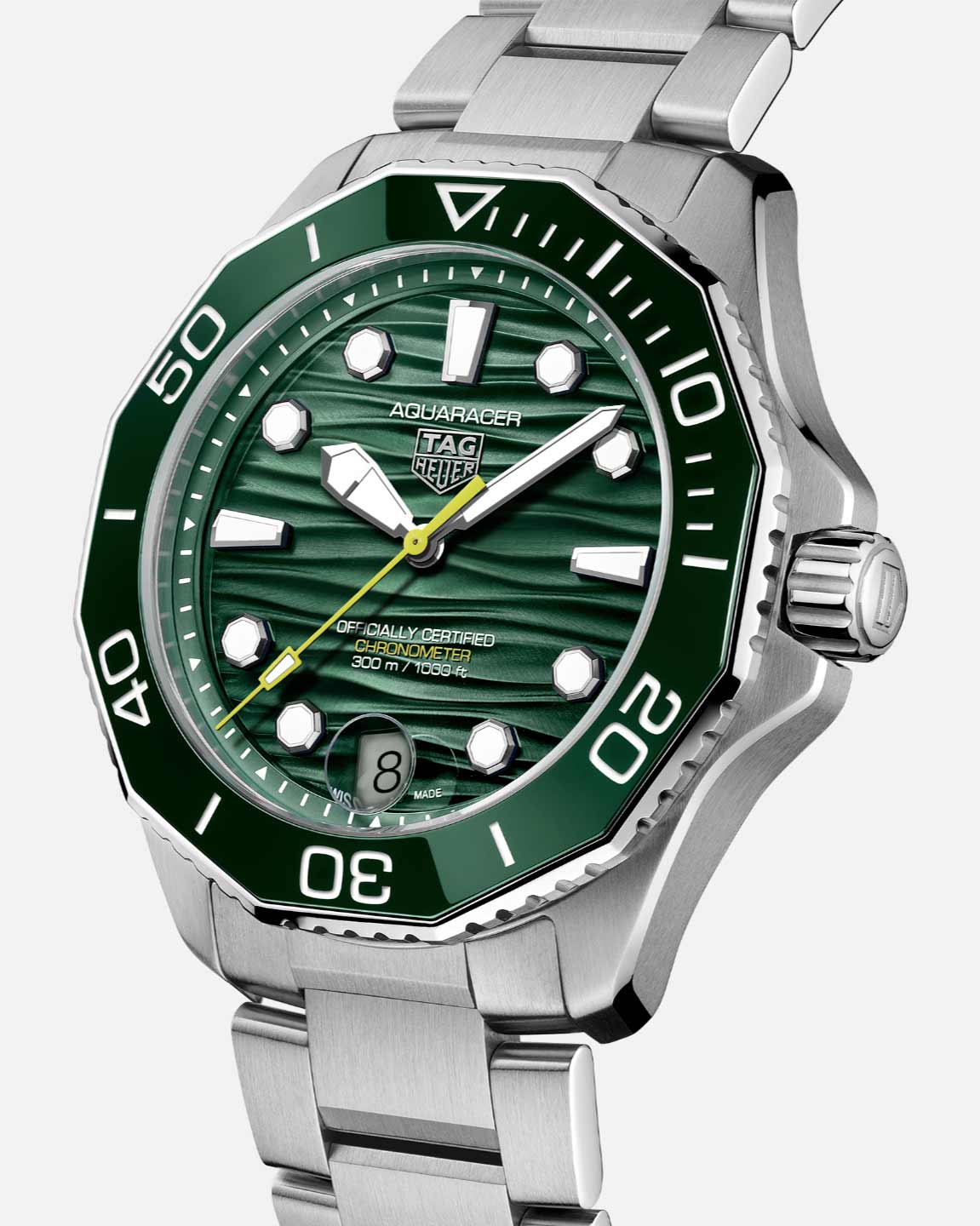 TAG HEUER AQUARACER PROFESSIONAL 300 DATE - verde