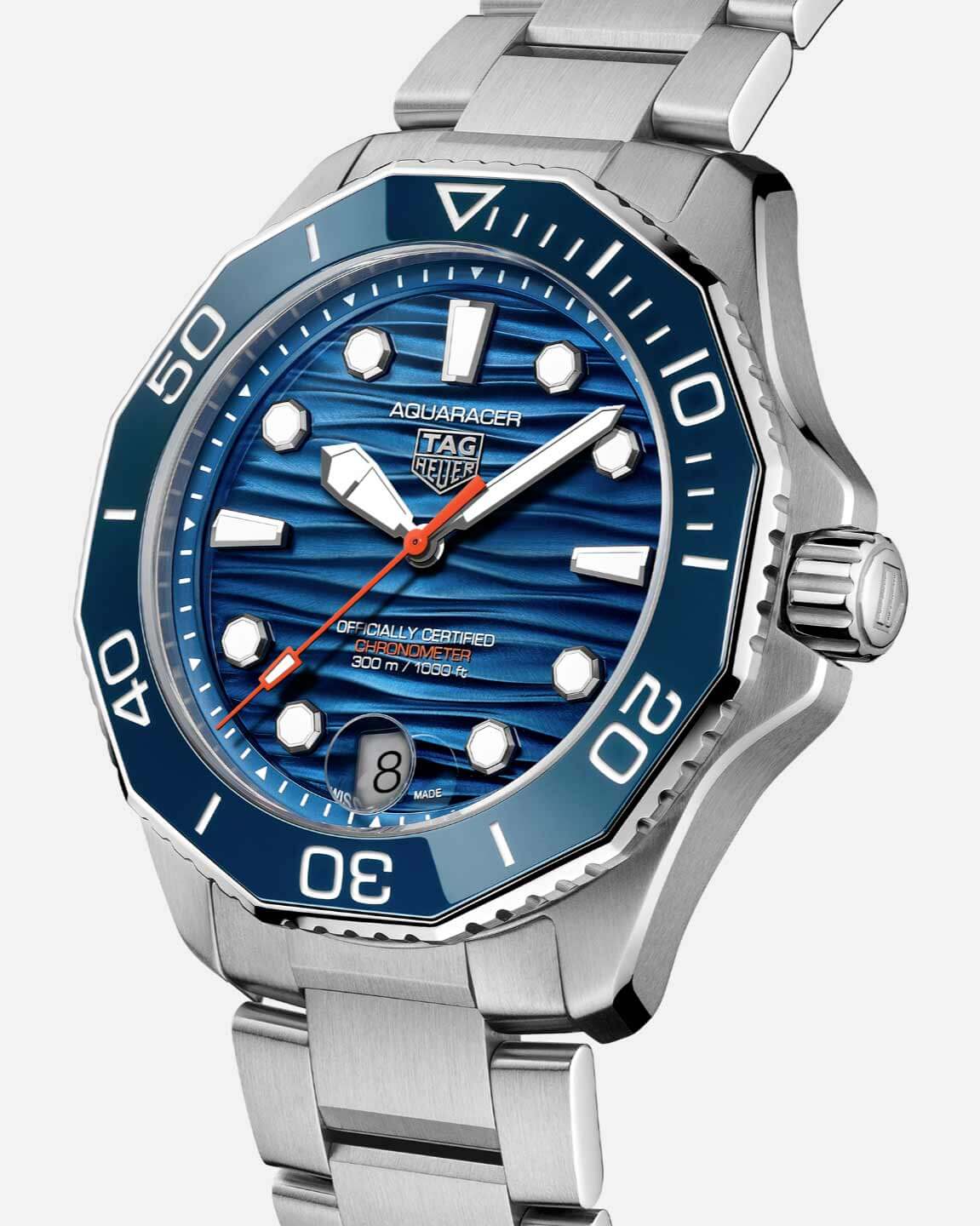 TAG HEUER AQUARACER PROFESSIONAL 300 DATE - blu